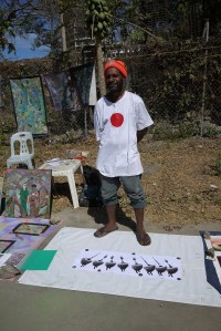 日の丸おじさん（クラフトマーケット）